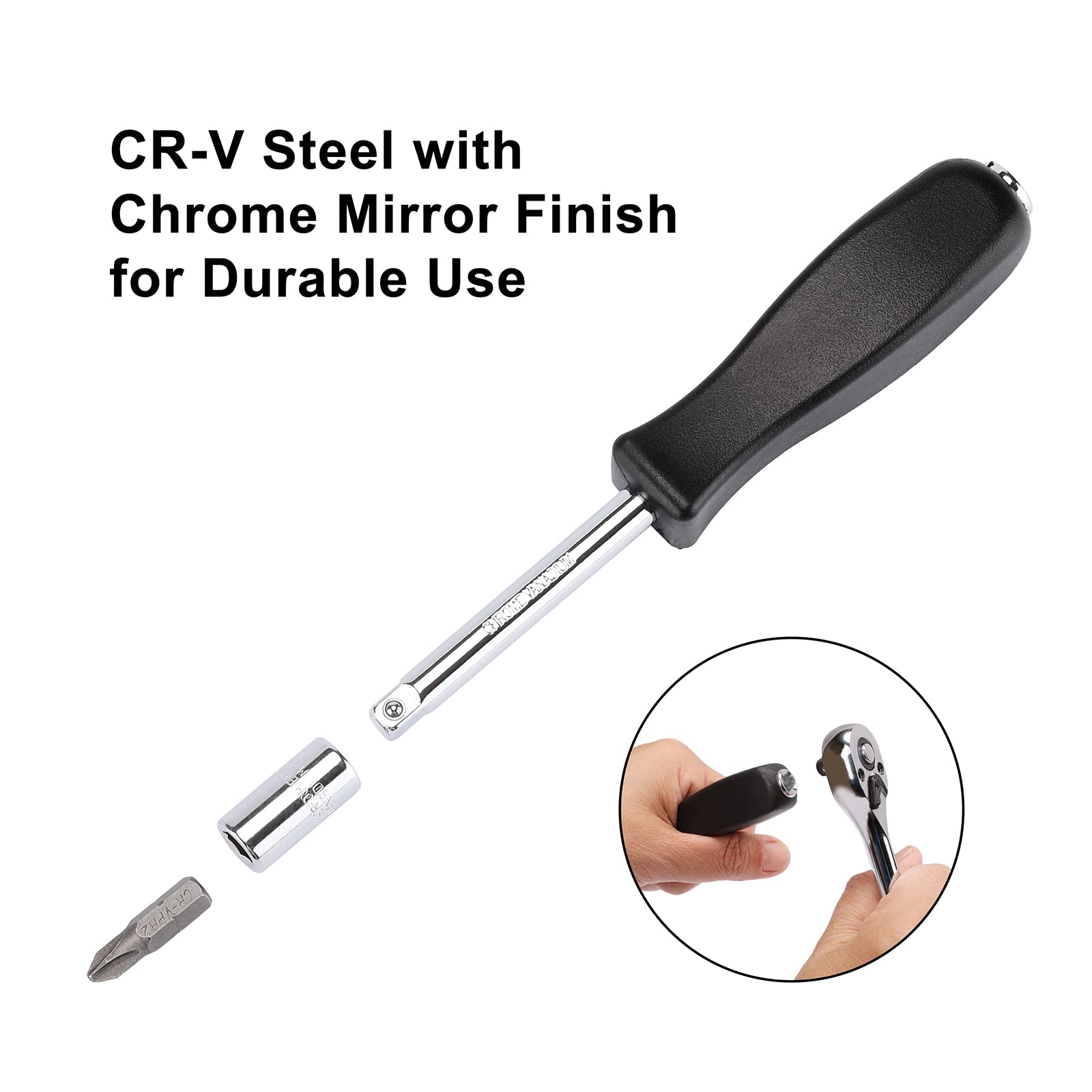 Mayouko chrome vanadium steel construction for durability