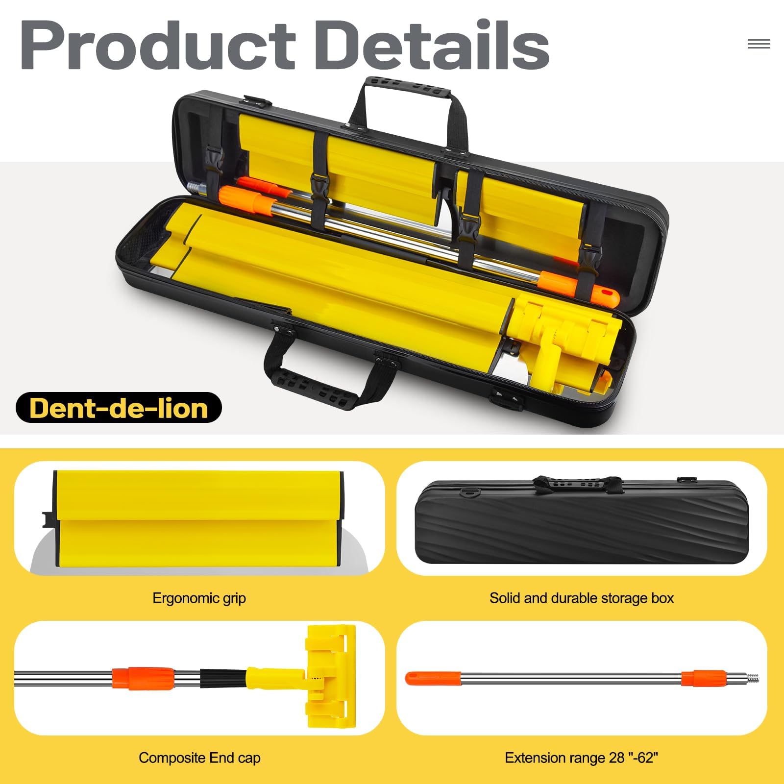 Dent-de-lion replacement blades four-pack maintains sharp performance