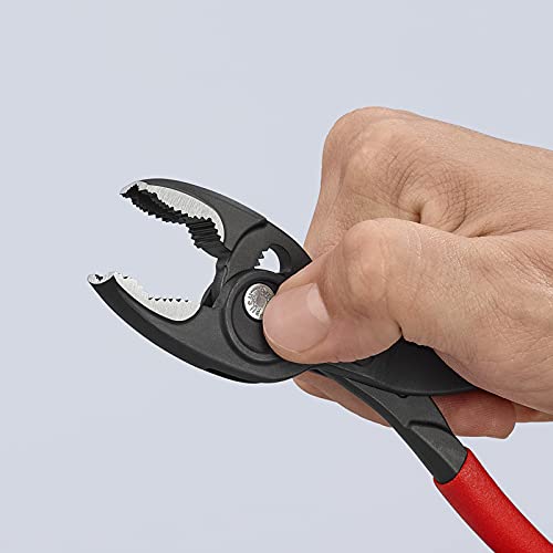 KNIPEX TwinGrip box joint design adds tool stability during work.