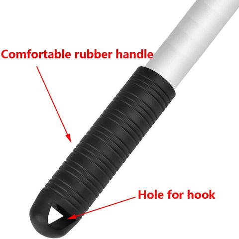 Burnur 12-Inch Heavy Duty Telescoping Magnetic Sweeper — 16 lb Pull, Extendable to 43 Inches