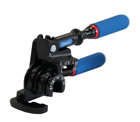 Imperial Tool 470FH Triple Head 180 Degree Tube Bender with Roto-Lok Indexing Handle, 3/16, 1/4, 5/16 & 3/8 in