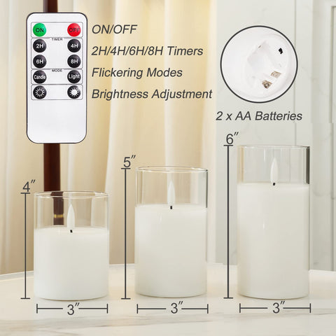 Safe Homemory flameless candles suitable around kids and pets.
