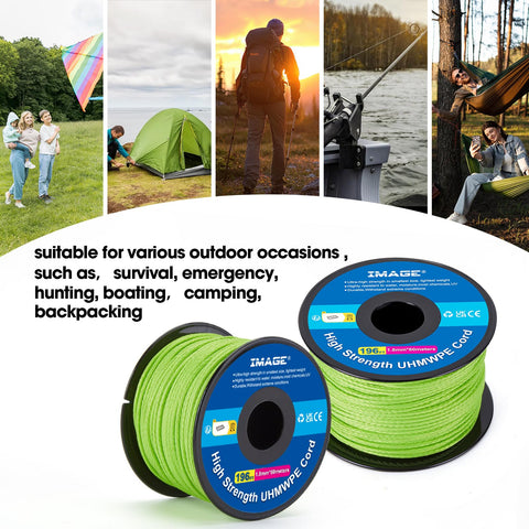 IMAGE Kevlar Cord196ft throw line floats on water reducing loss risk