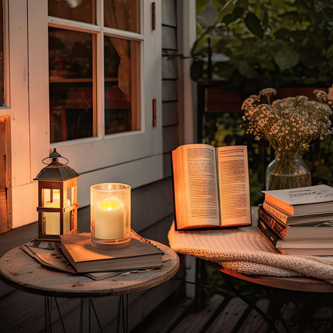 IMAGE flameless tea light candles battery powered, long-lasting performance