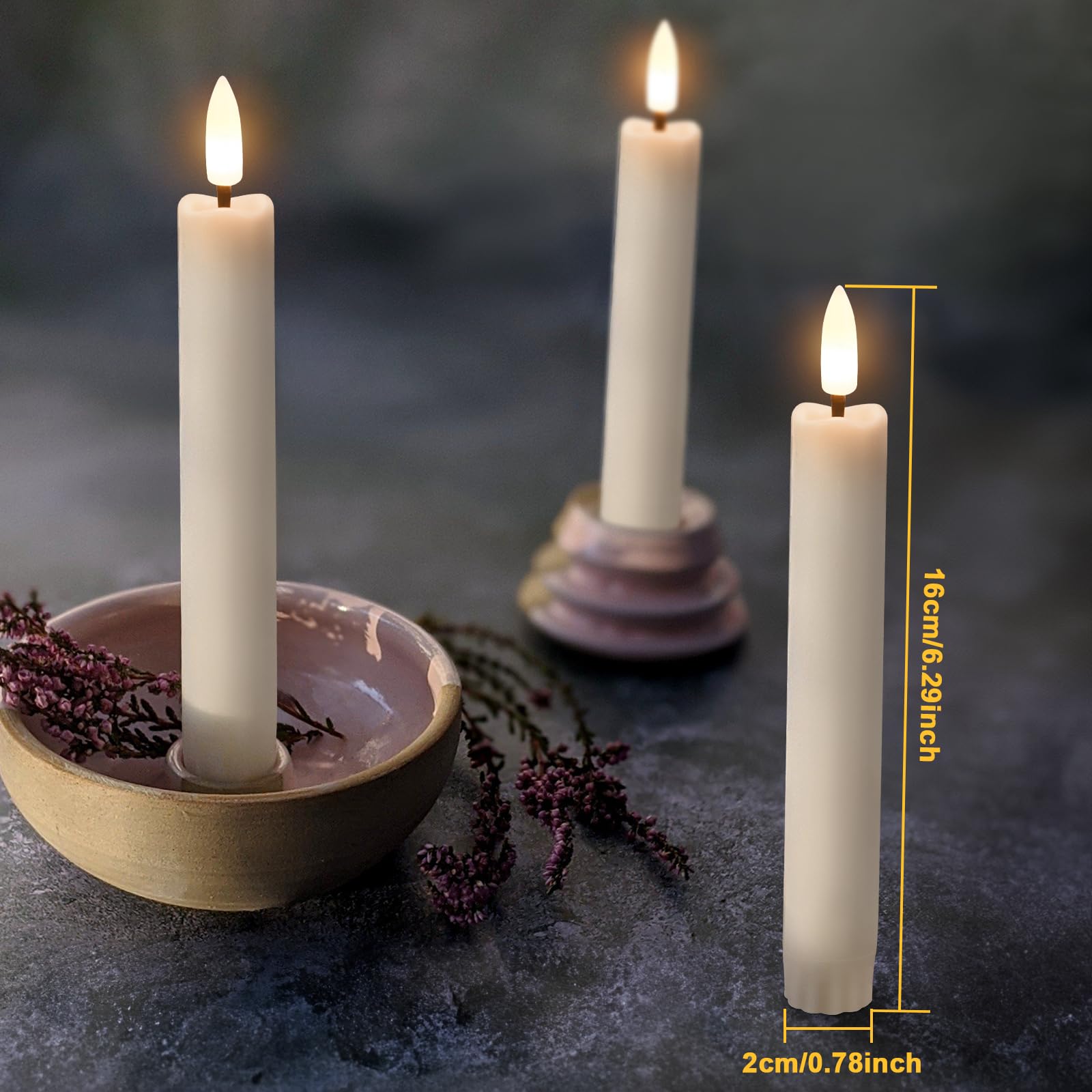 IMAGE remote control enables quick brightness and flicker adjustment from across the room.