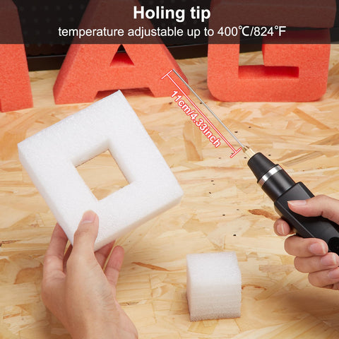 IMAGE UL-certified power supply ensures safe operation and reliable heat when working foam.