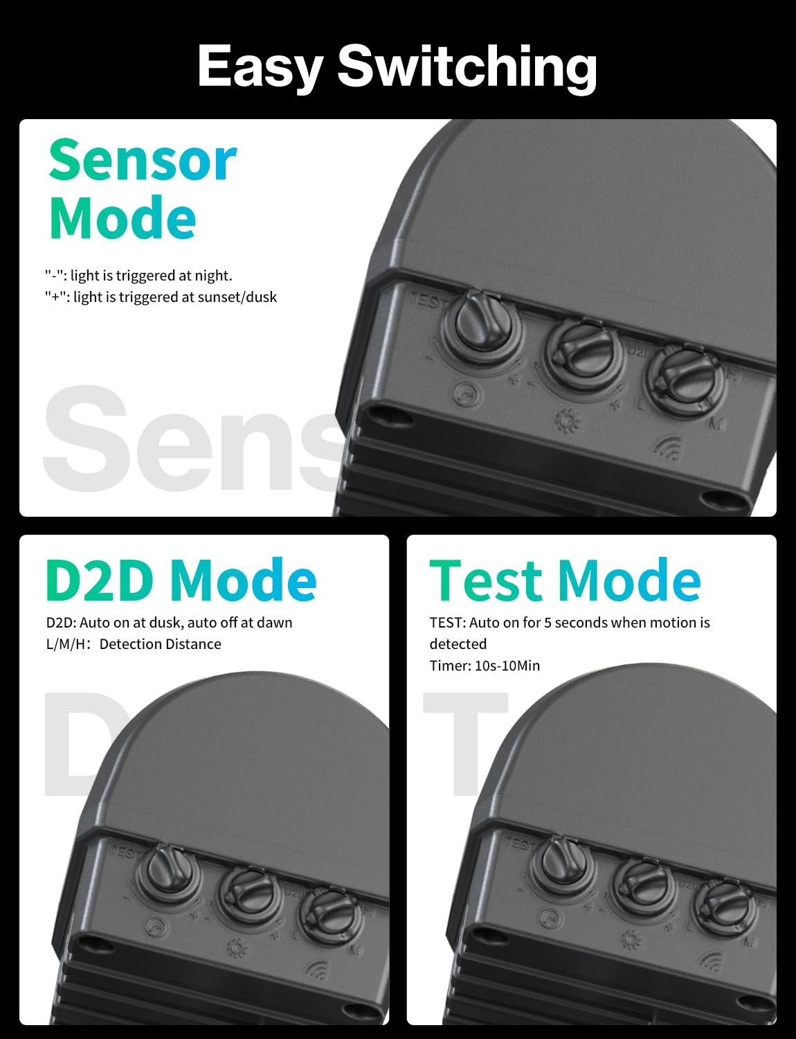 imaihom dusk-to-dawn sensor provides automatic night illumination