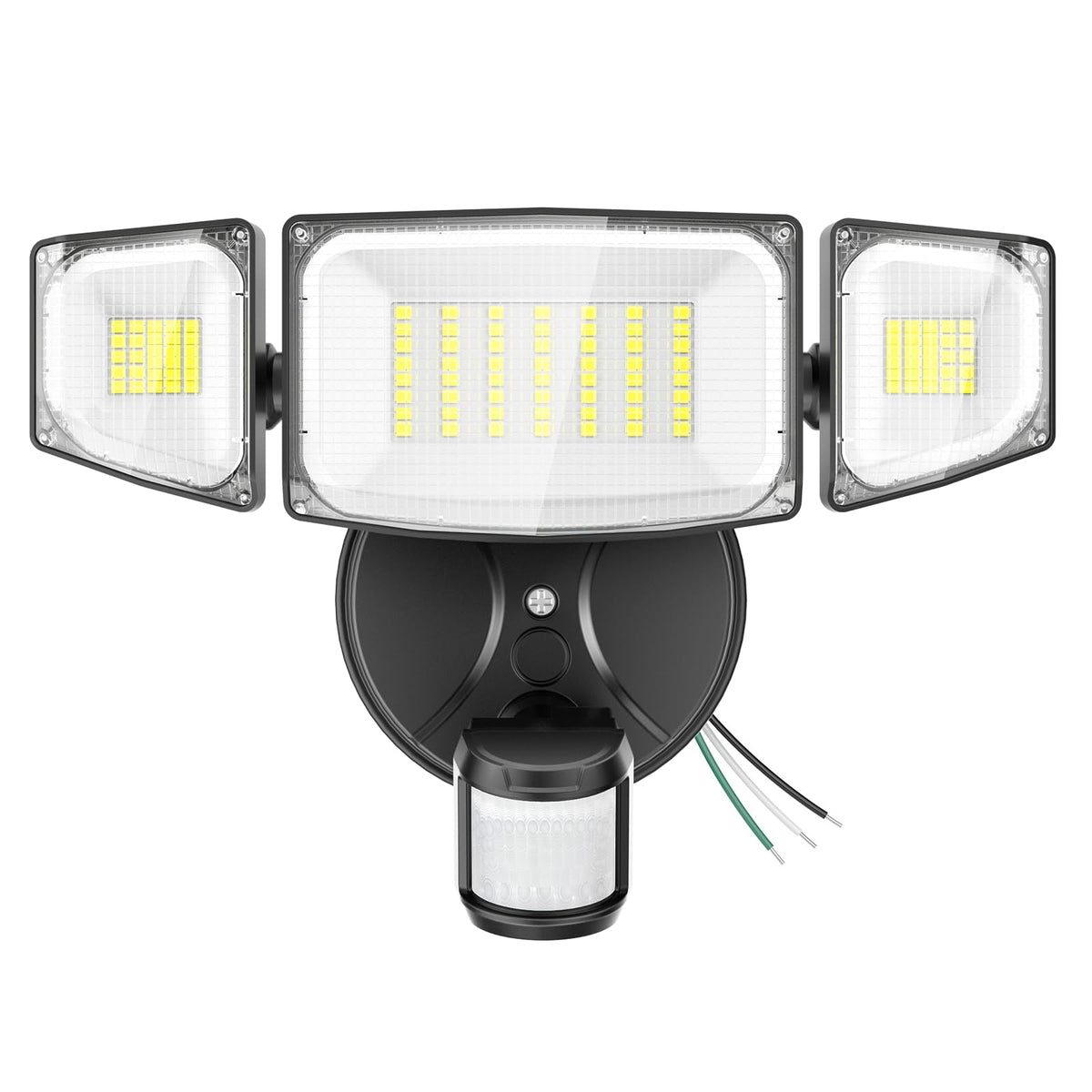 imaihom 50W motion-sensor outdoor light front view improves yard visibility at night