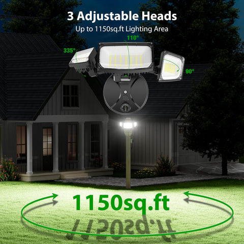imaihom IP65 waterproof aluminum construction withstands rain and snow
