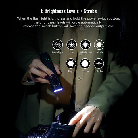 IMALENT GR35 Type-C recharge for quick power on the go