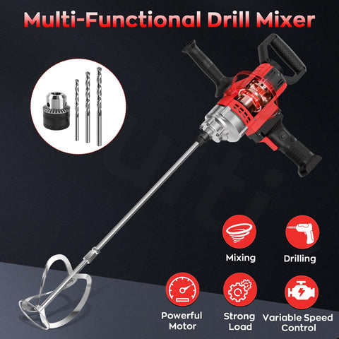 IMAYCC drill mixer side view shows balanced feel during operation.