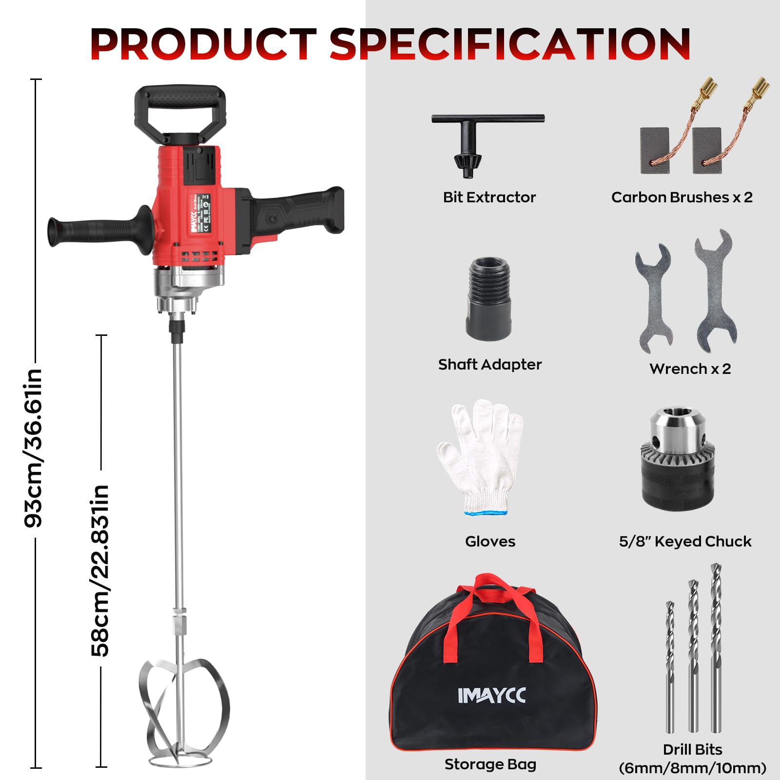 IMAYCC drill mixer in-use demonstrates efficient cement and mud mixing.