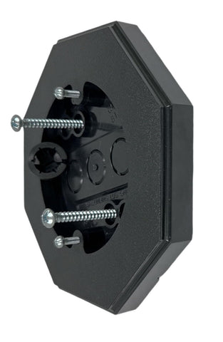 iMBAPrice IMBA-8161 BK mounting block for exterior siding, enables secure outdoor installations.