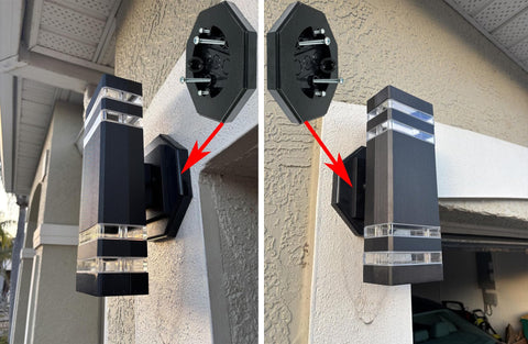 iMBAPrice IMBA-8161 BK octagon face for a clean, professional siding mount.