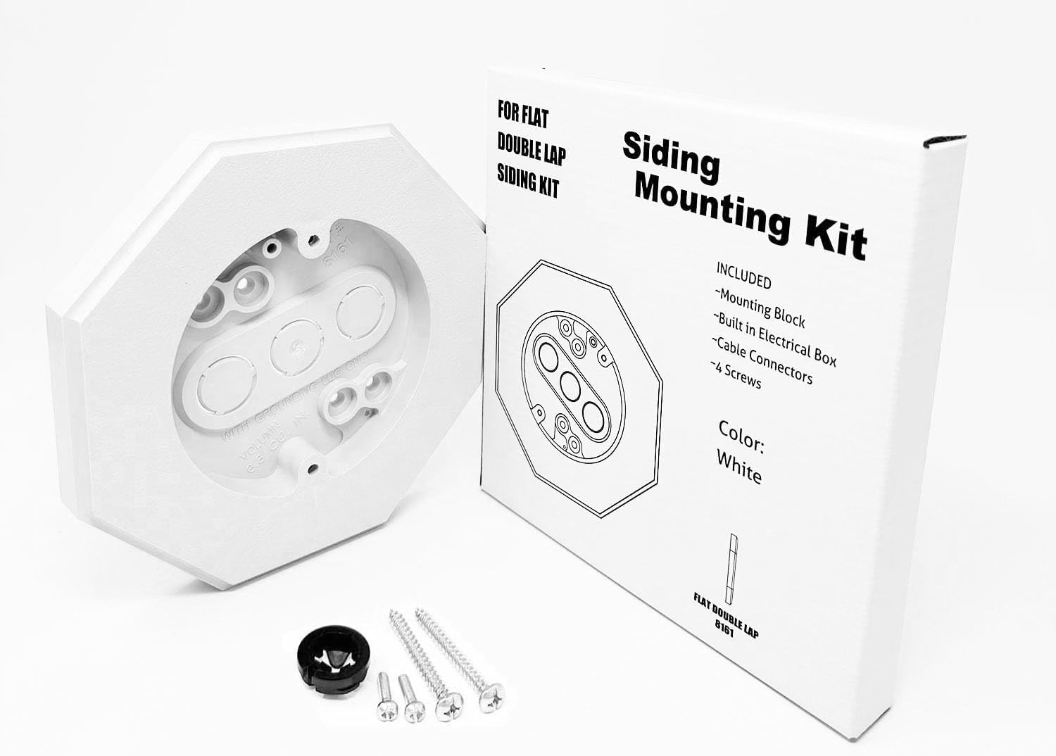 iMBAPrice 8161 built-in box and NM cable connector enabling safe outdoor wiring.