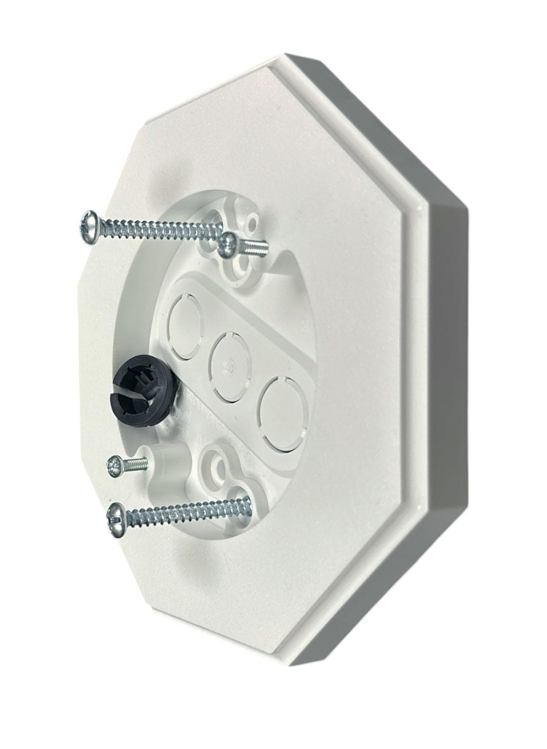iMBAPrice 8161 front view of vertical siding lamp mounting kit for outdoor use.