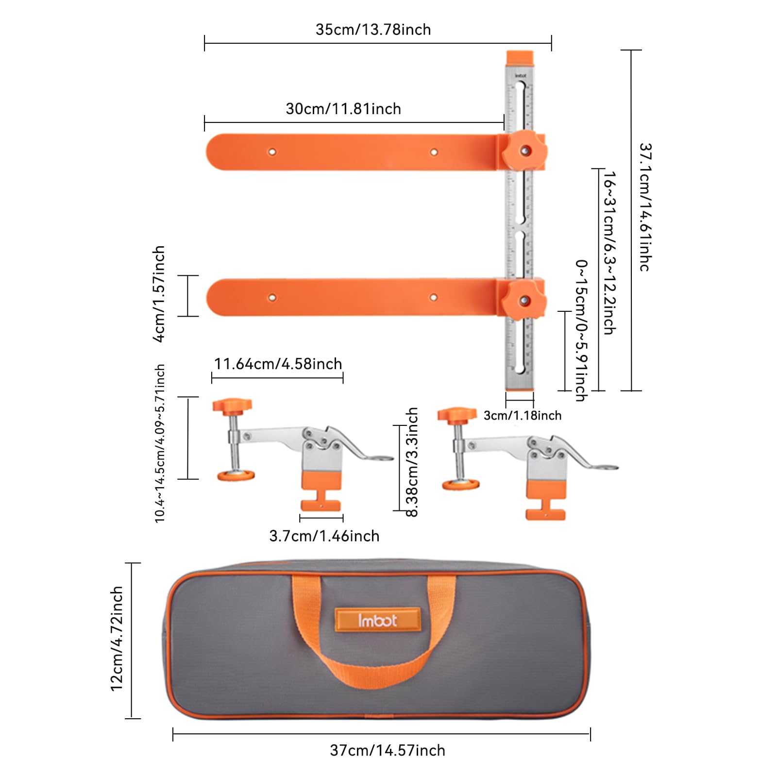 Imbot universal compatibility ensures accurate installation on standard cabinet slides.