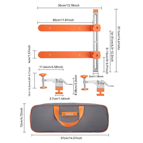 Imbot universal compatibility ensures accurate installation on standard cabinet slides.