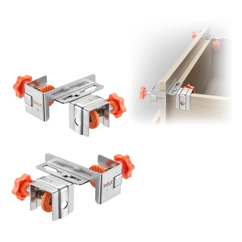 Imbot drawer front installation clamps package for secure cabinet assembly and precise alignment.