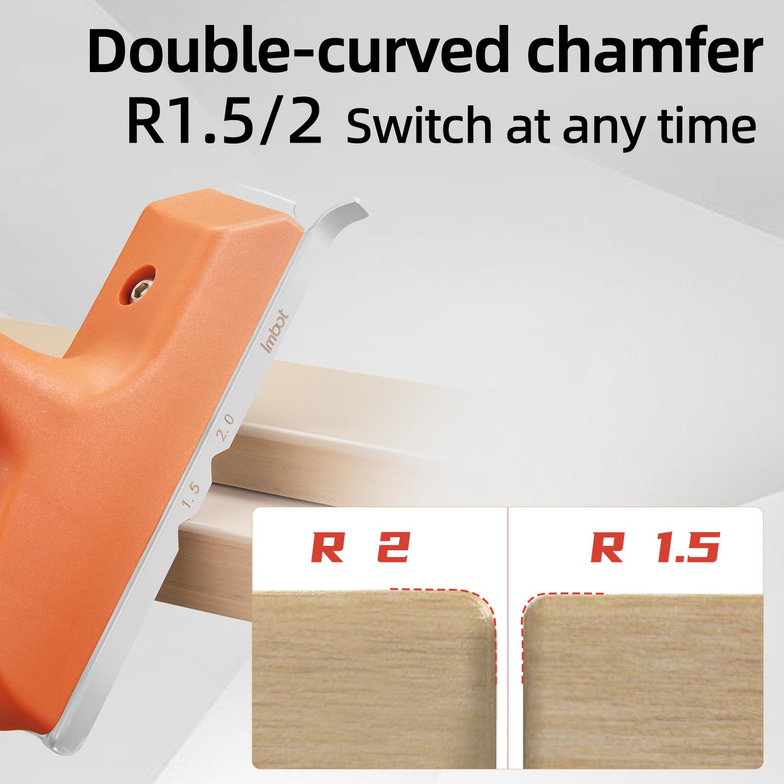 Imbot Trimmer compatible with plywood, melamine, laminate, PVC, ABS, veneer
