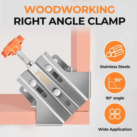 Imbot corner clamp used in framing tasks for square joints