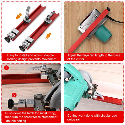 IMeanTop dustless cutter-compatible rail, suitable for 4-inch to some 5-6 inch machines.