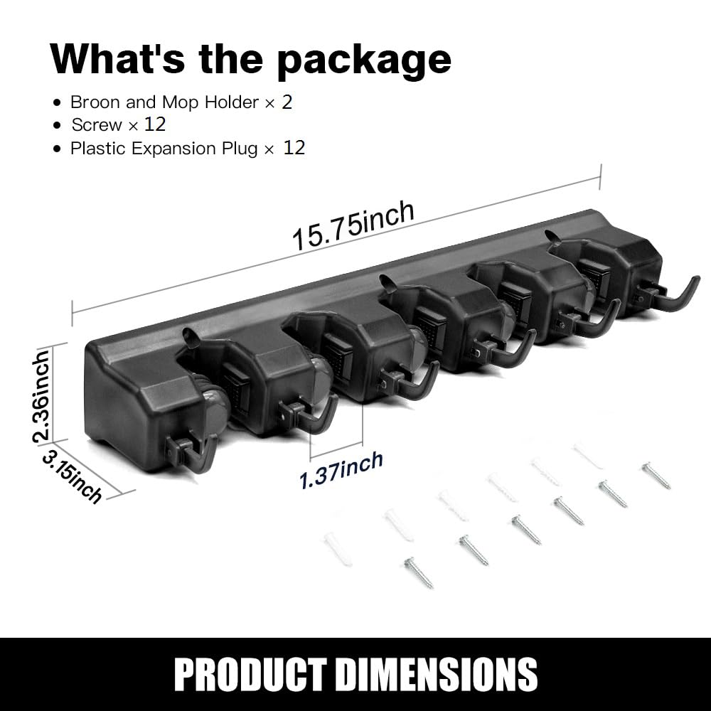 IMILLET 6 hooks and 5 ball slots maximize organization