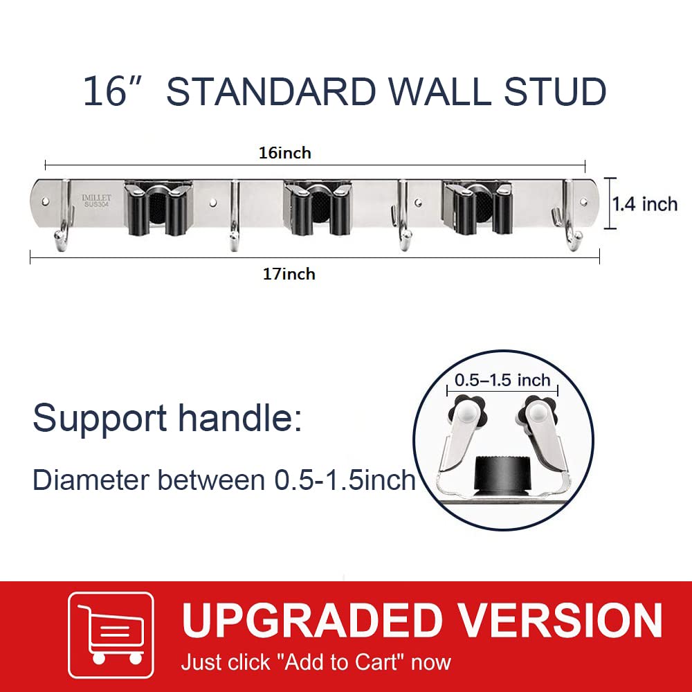 IMILLET adhesive installation option enables no-drill mounting for quick setup.
