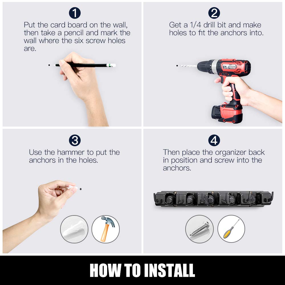 IMILLET easy install with included screws