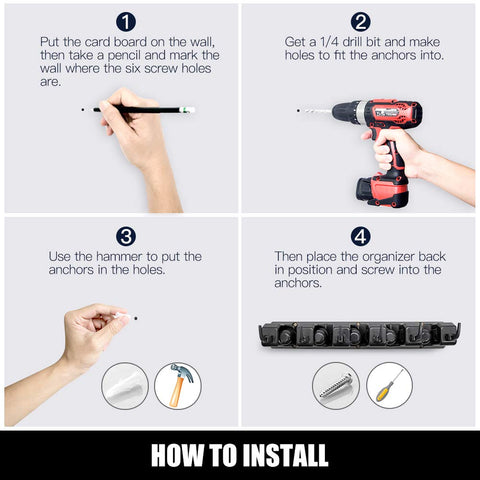 IMILLET easy install with included screws