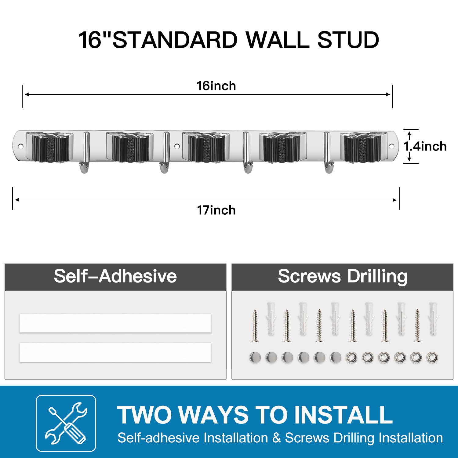 IMILLET stainless steel durability resists corrosion and moisture in laundry and workshop