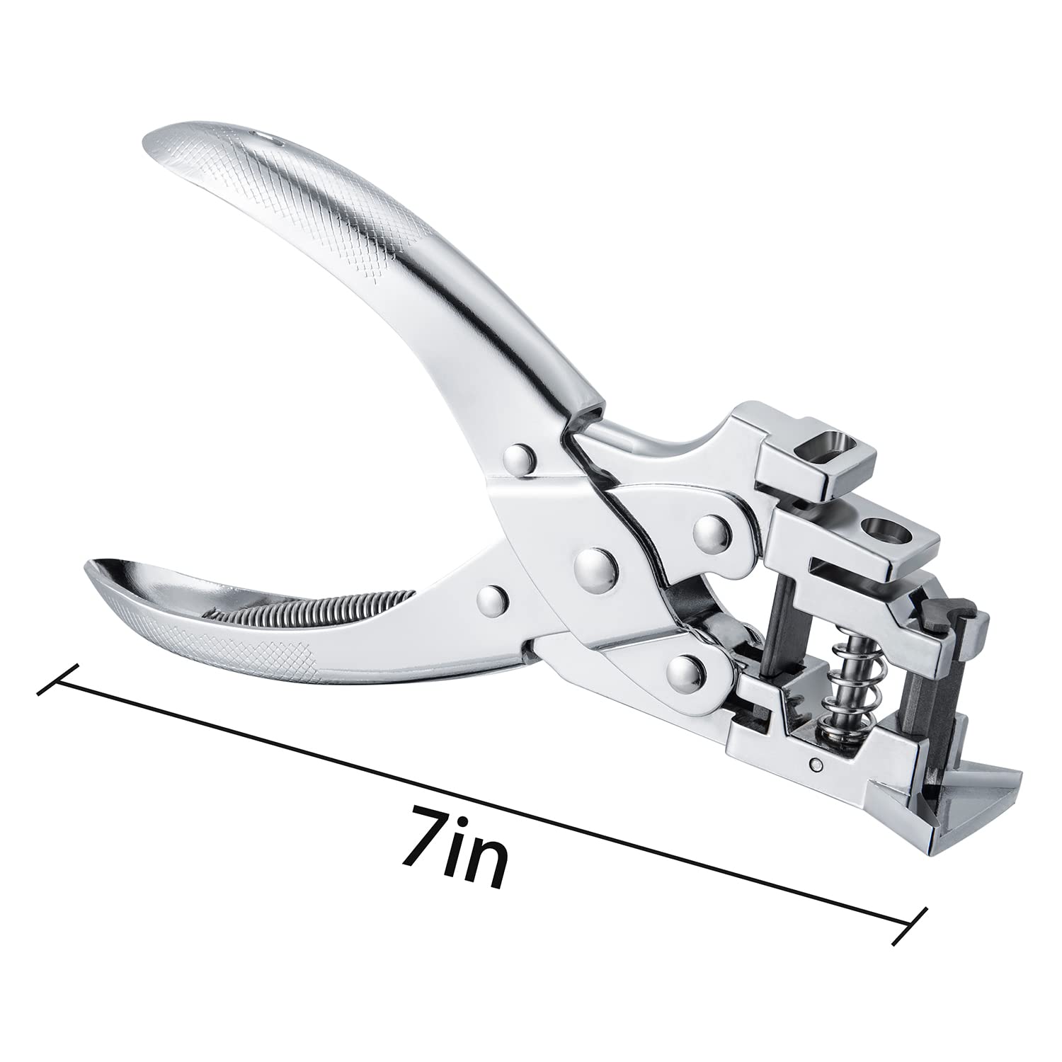 IMLIKE ergonomic hand punch ensures accurate hole placement on ID cards.