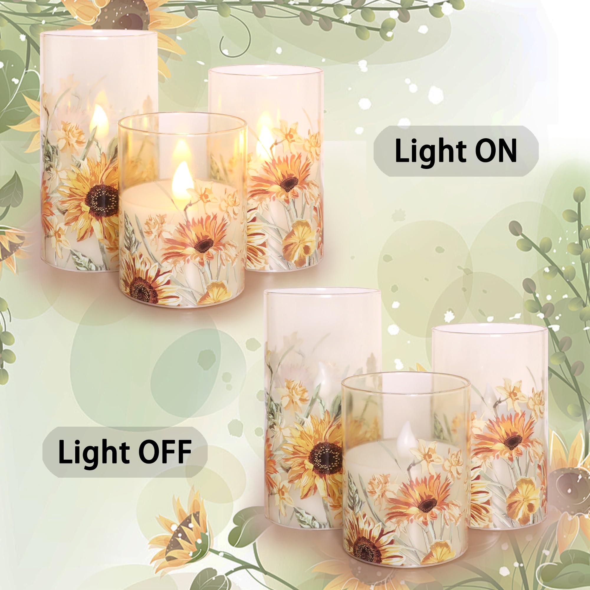 Immeiscent 2 AA battery candles with timer and remote for simple setup.