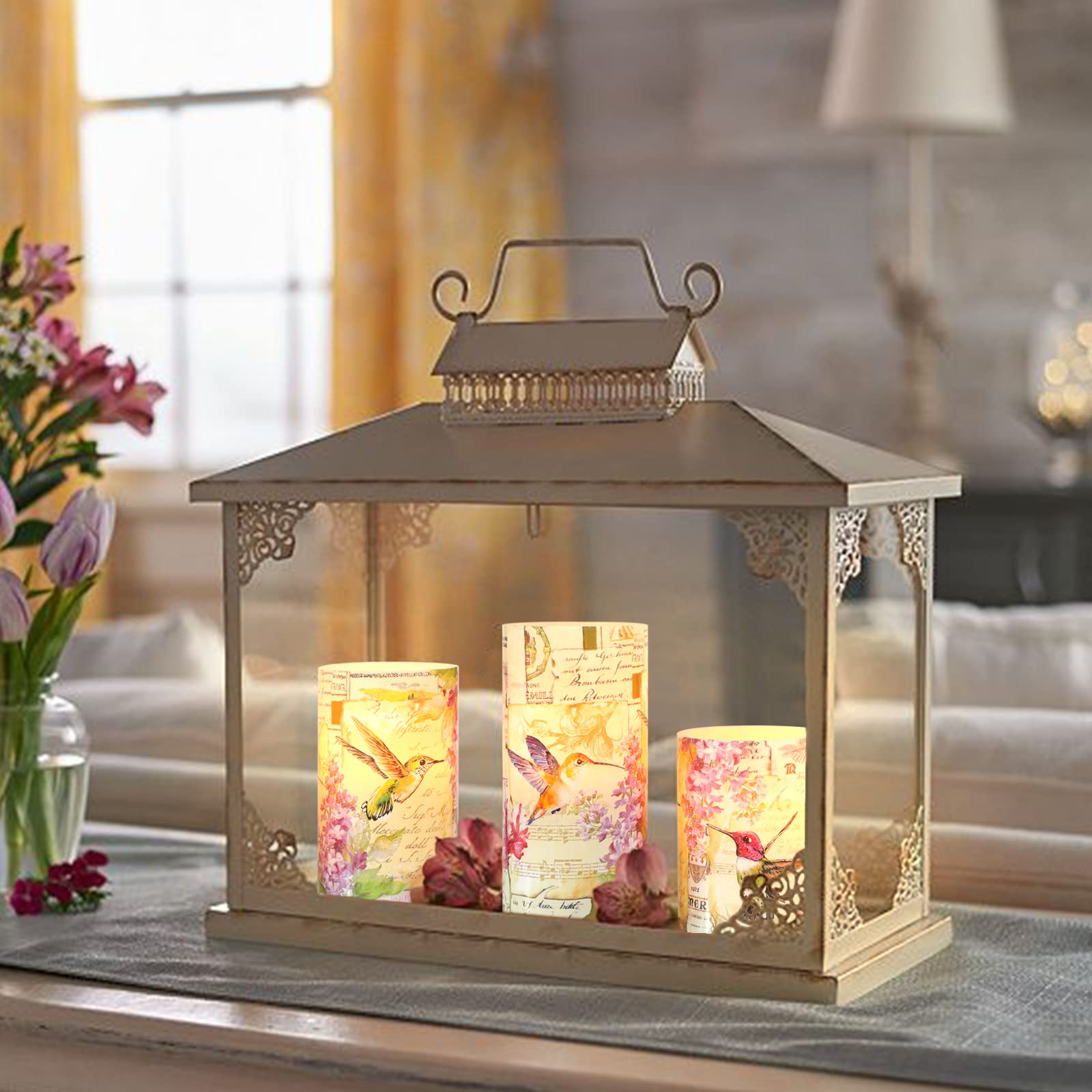 Immeiscent 6-hour timer candle automates daily lighting schedule.