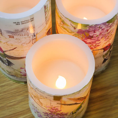 Immeiscent table decor candles set for holidays, parties, and homes.