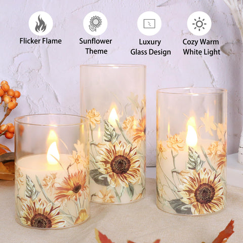 Immeiscent dining table sunflower decor enhances seasonal home accents.
