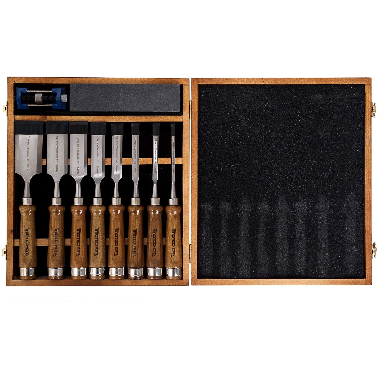 IMOTECHOM 10-piece chisel set ready for precise cuts