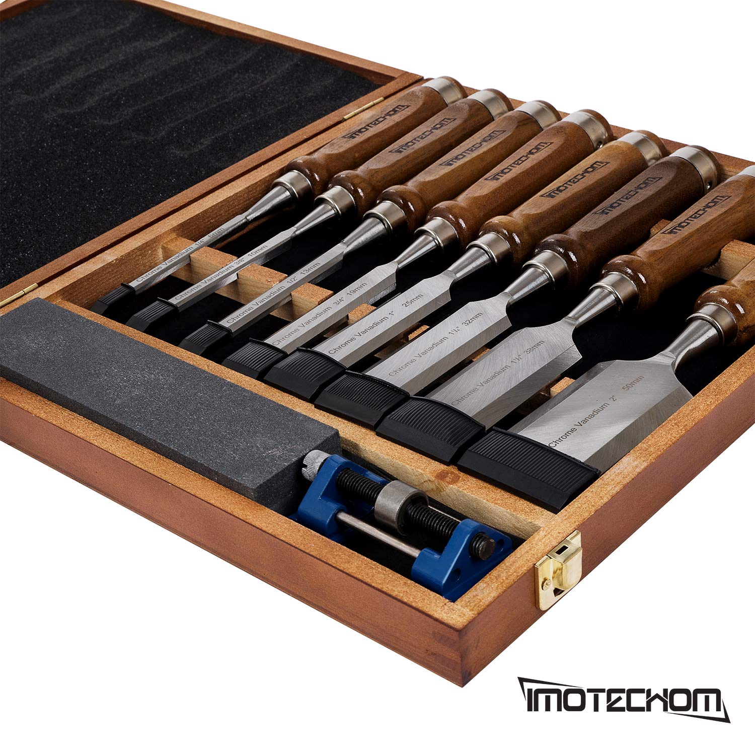 IMOTECHOM quarter-to-two-inch range chisel sizes for versatility