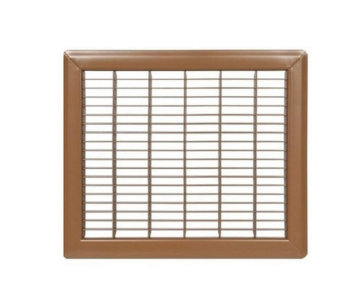 Imperial RG0690 brown floor return air grille front view showing sturdy steel construction