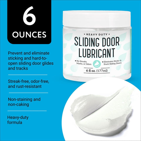 IMPRESA door track lubricant for a slick glide and easier opening