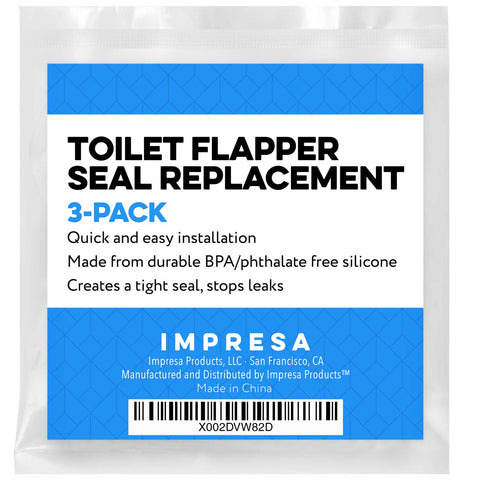 IMPRESA easy-install flapper for quick, tool-free replacement.