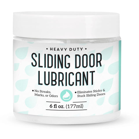 IMPRESA heavy-duty sliding door lubricant bottle pour smooths operation and reduces noise