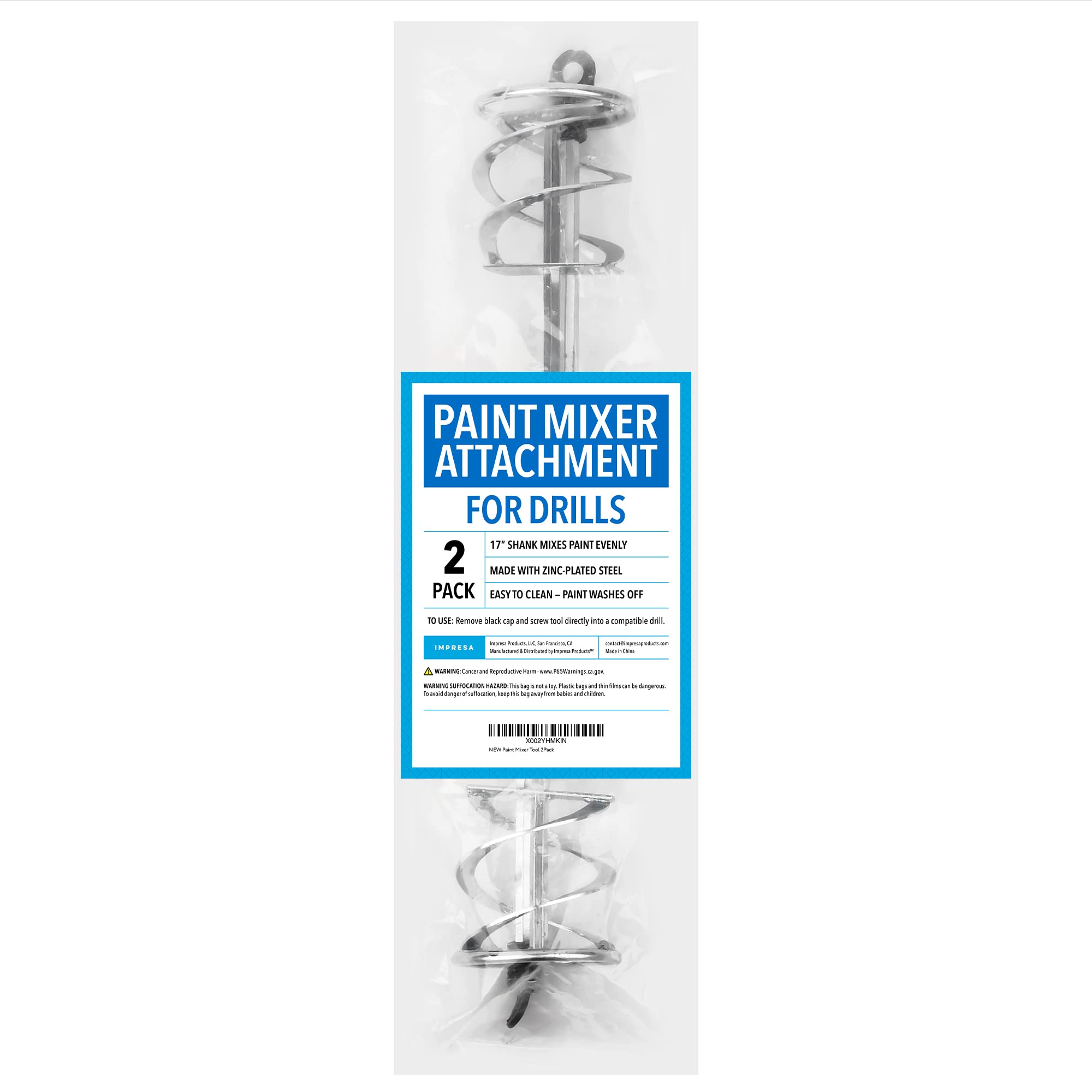 Pack of 2 IMPRESA mixers for versatile DIY projects