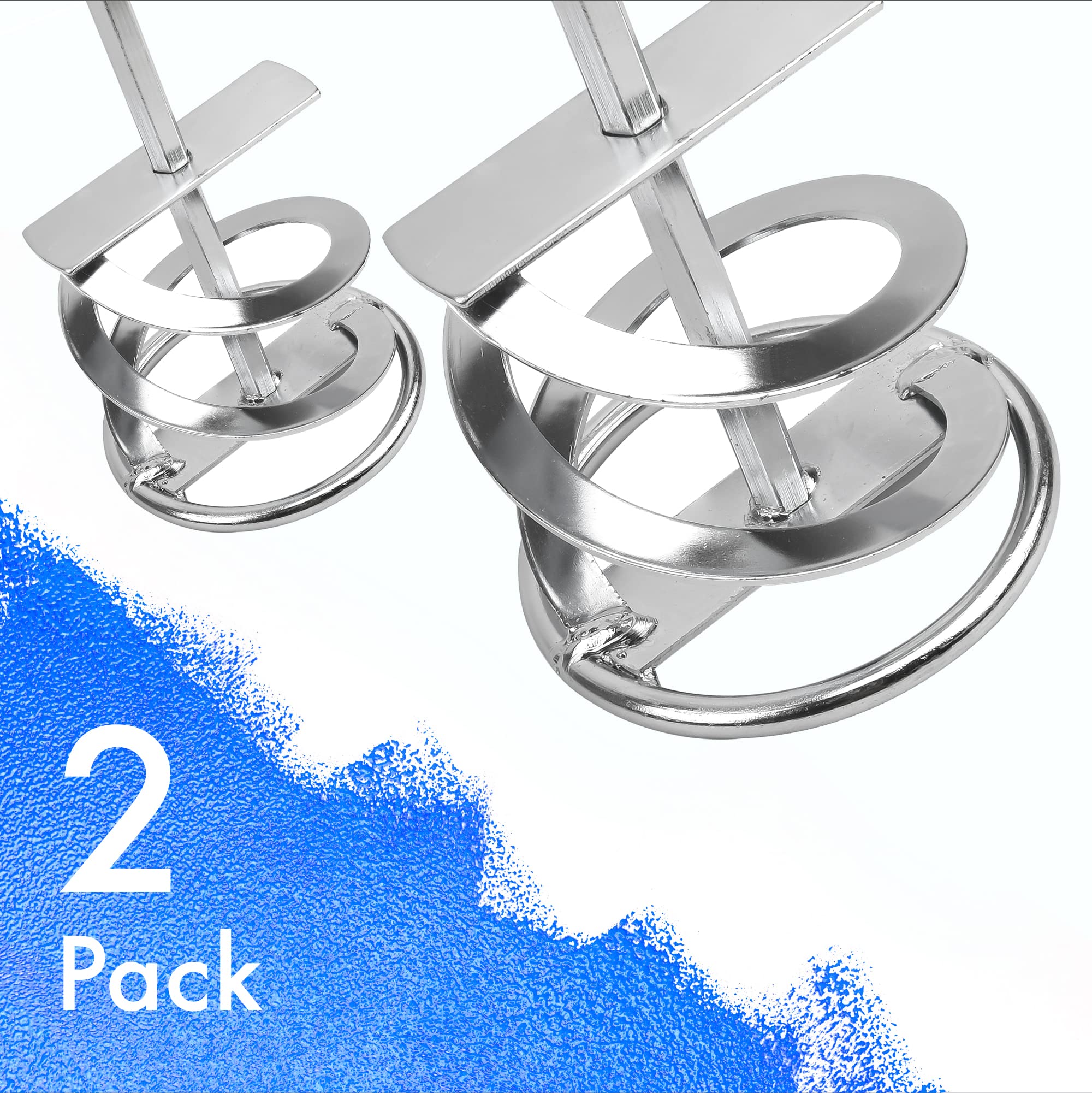 Stainless steel paddle for easy cleanup after use with IMPRESA mixer