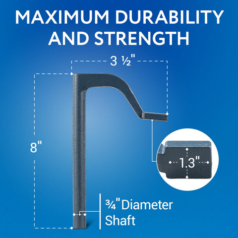 IMPRESA square-end design protects materials during tightening and holding.