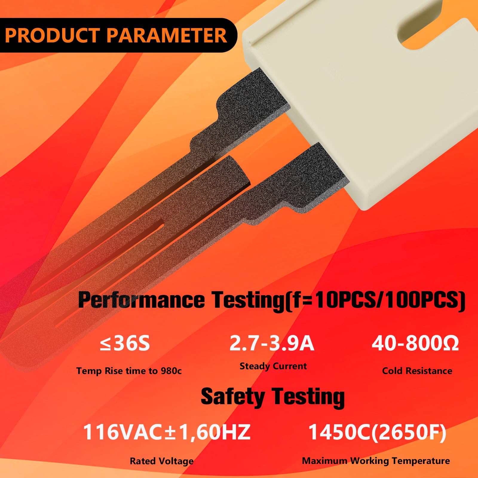 Improvedhand packaging image for safe furnace igniter delivery