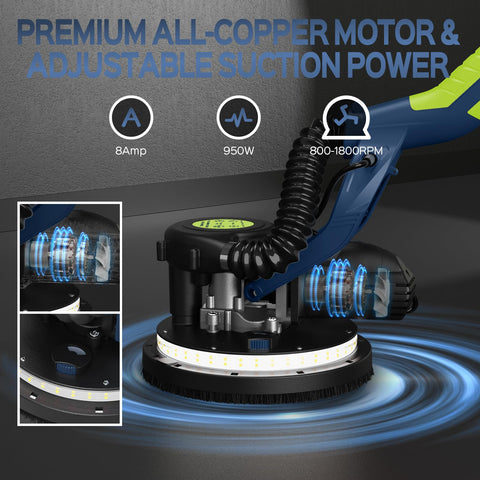 IMQUALI auto dust vacuum helps keep the workspace cleaner