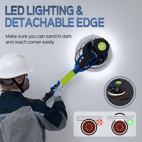 IMQUALI extendable handle reaches high ceilings with ease