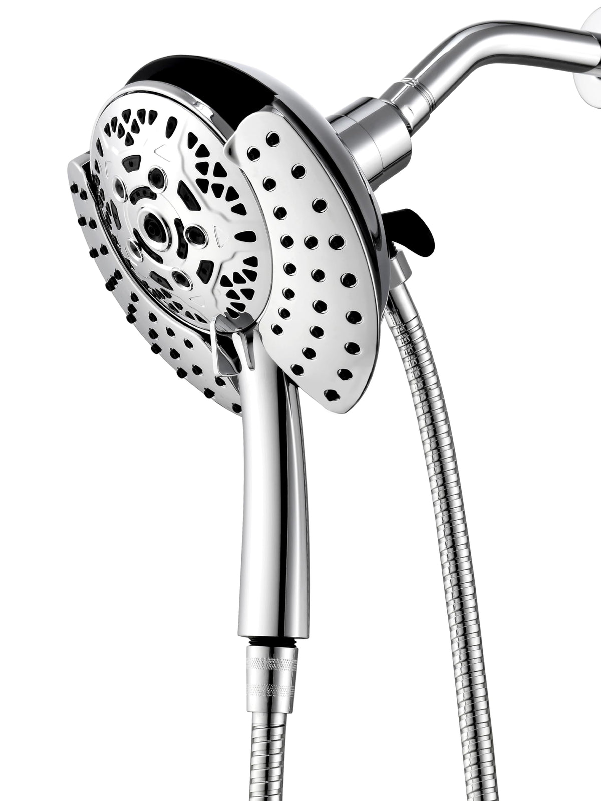 INAVAMZ 2-in-1 shower head with handheld and rain options for spa-like showers.