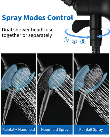 INAVAMZ handheld shower head enables targeted rinsing for kids and pets.